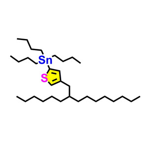 (4-(2-己基癸基)噻吩-2-基)三丁基锡烷；1430201-55-0