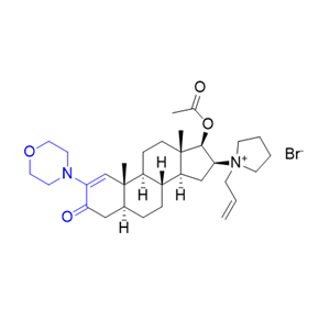 罗库溴铵杂质08,1-[17β-acetoxy-2-(morpholin-4-yl)-3-oxo-5α-androst-1- en-16β-yl]-1-(prop-2-enyl)pyrrolidinium bromide