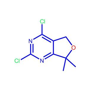 2,4-二氯-7,7-二甲基-5,7-二氢呋喃[3,4-D]嘧啶1260088-72-9