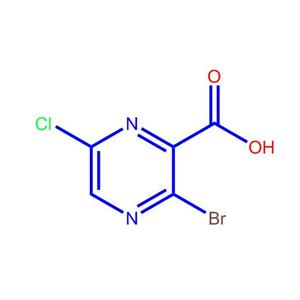 3-溴-6-氯吡嗪-2-羧酸1260773-60-1