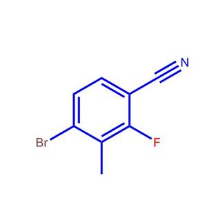 4-溴-2-氟-3-甲基苯甲腈,4-Bromo-2-fluoro-3-methylbenzonitrile