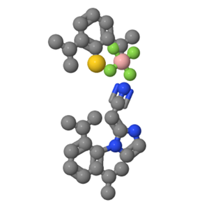 1,3 - 双(2,6 -丙基苯基)咪唑-2-亚基(乙腈)氟硼酸；896733-61-2