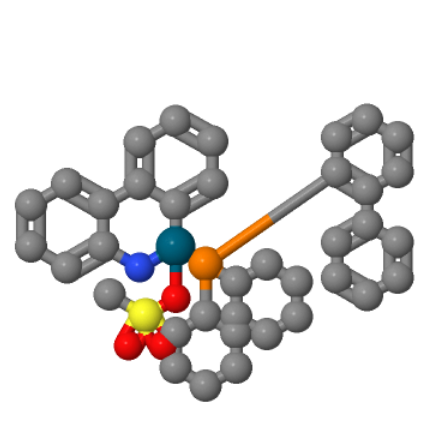 甲烷磺酸[2-(二环己基膦基)联苯](2'-氨基-1,1'-联苯-2-基)钯(II),(2-Dicyclohexylphosphino-1,1′-biphenyl)[2-(2′-amino-1,1′-biphenyl)]palladium(II) methanesulfonate
