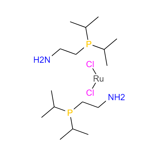 二氯双[（2-丙基膦）乙基胺]钌（II）,DICHLOROBIS[2-(DI-I-PROPYLPHOSPHINO)ETHYLAMINE]RUTHENIUM (II), MIN
