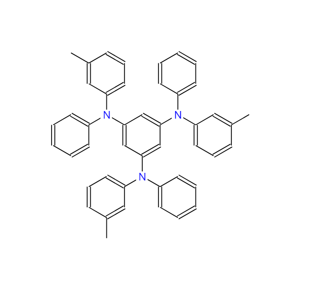 N,N',N''-三(3-甲基苯基)-N,N',N''-三苯基-1,3,5-苯三胺,1 3 5-TRIS((3-METHYLPHENYL)PHENYLAMINO)&