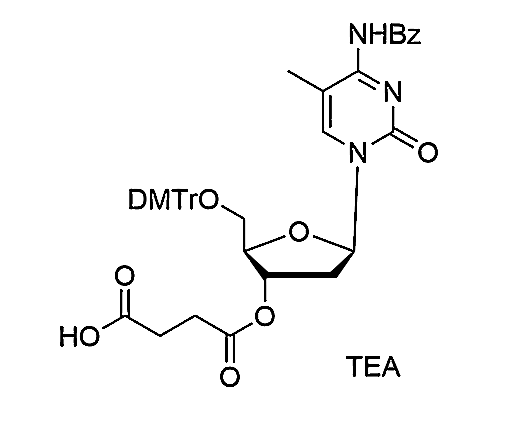 5'-O-DMTr-5-Me-dC(Bz)-3'-O-succinate, TEA salt,5'-O-DMTr-5-Me-dC(Bz)-3'-O-succinate, TEA salt