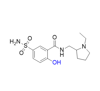 舒必利杂质05,N-[[(2RS)-1-ethylpyrrolidin-2-yl]methyl]-2-hydroxy-5- sulfamoylbenzamide