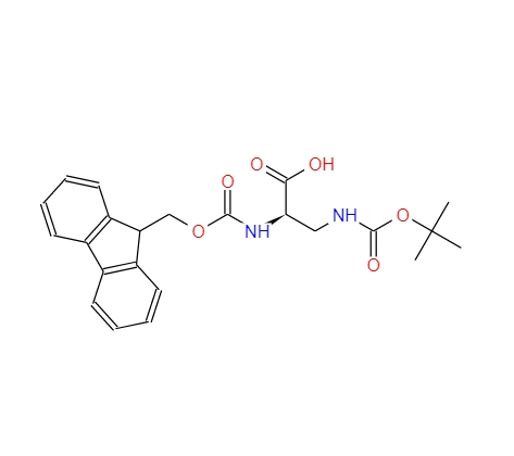 N2-芴甲氧羰基-N3-叔丁氧羰基-D-2,3-二氨基丙酸,Fmoc-D-Dap(Boc)-OH