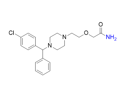 西替利嗪杂质18,2-(2-(4-((4-chlorophenyl)(phenyl)methyl)piperazin-1-yl)ethoxy)acetamide