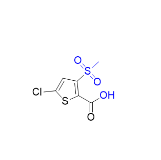 氯諾昔康雜質(zhì)41,5-chloro-3-(methylsulfonyl)thiophene-2-carboxylic acid