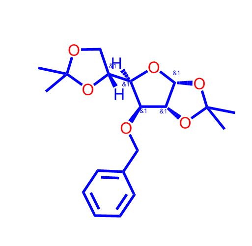 3-O-苄基-1,2:5,6-O-二异丙叉-ALPHA-D-呋喃葡萄糖,3-O-Benzyl-1,2,5,6-di-O-isopropylidene-alpha-D-glucofuranose