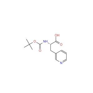 N-叔丁氧羰基-3-吡啶基-L-丙氨酸,(S)-2-((tert-Butoxycarbonyl)amino)-3-(pyridin-3-yl)propanoic acid