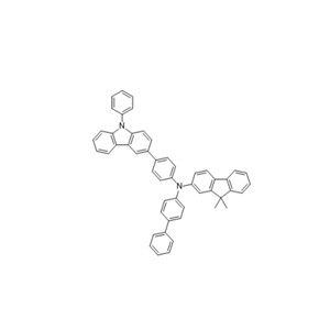 N-联苯-4-基-9,9-二甲基-N-[4-(9-苯基-9H-咔唑-3-基)苯基]-9H-芴-2-胺