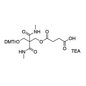 3-O-DMT-2, 2-(dicarboxymethylamido)propyl-1-O-succinate, TEA salt