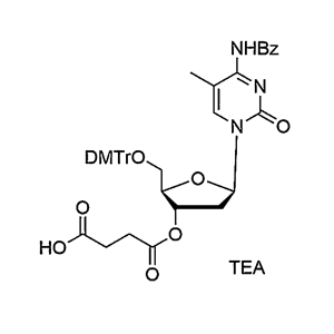 5'-O-DMTr-5-Me-dC(Bz)-3'-O-succinate, TEA salt