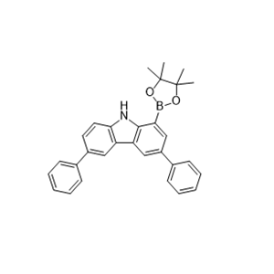 1-硼酸频那醇酯-3,6-二苯基咔唑,3,6-bis(Phenyl)-1-(4,4,5,5-tetramethyl-1,3,2-dioxaborolan-2-yl)-9H-carbazole