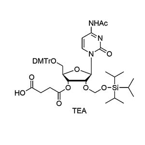 5'-O-DMTr-2'-O-TOM-C(Ac) succinate