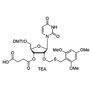 5'-O-DMTr-2'-O-TMBTM-U-3'-O-succinate, TEA salt