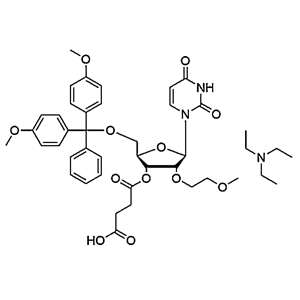 5'-O-DMT-2'-O-MOE-U-3'-succinate, TEA salt