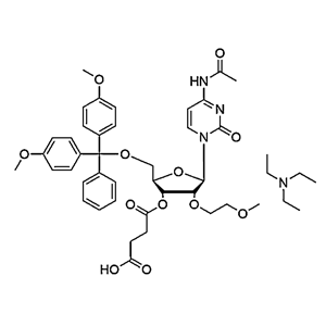 5'-DMT-2'-O-MOE-C(Ac)-3'-succinate, TEA salt