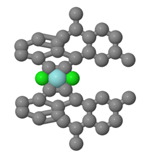 (+) - 二[1- {(1'R,2'R,5'R)-2'-异丙基-5'-甲基环己基}茚基]二氯化锆(IV)；148347-90-4