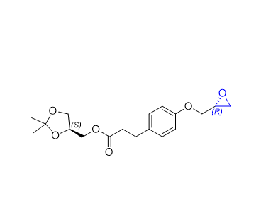 蘭地洛爾雜質(zhì)04,((S)-2,2-dimethyl-1,3-dioxolan-4-yl)methyl 3-(4-(((R)-oxiran-2-yl)methoxy)phenyl)propanoate