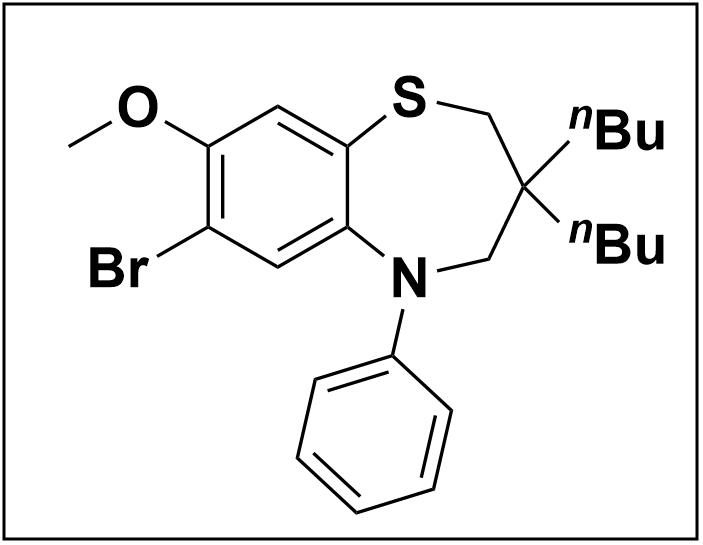 1,5-Benzothiazepine, 7-bromo-3,3-dibutyl-2,3,4,5-tetrahydro-8-methoxy-5-phenyl-