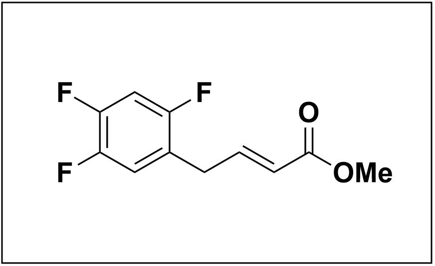 2-Butenoic acid, 4-(2,4,5-trifluorophenyl)-, methyl ester, (2E)-