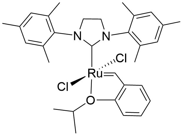 [1,3-双-(2,4,6-三甲基苯基)-2-咪唑烷亚基](2-异丙氧基苯亚甲基)二氯化钌,Dichloro(1,3-Dimesityl-2-imidazolidinylidene)(o-isopropoxyphenylmethylene)ruthenium