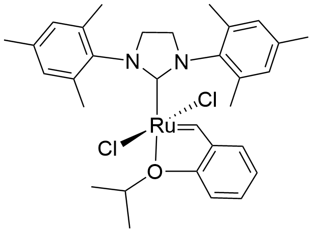 [1,3-雙-(2,4,6-三甲基苯基)-2-咪唑烷亞基](2-異丙氧基苯亞甲基)二氯化釕,Dichloro(1,3-Dimesityl-2-imidazolidinylidene)(o-isopropoxyphenylmethylene)ruthenium