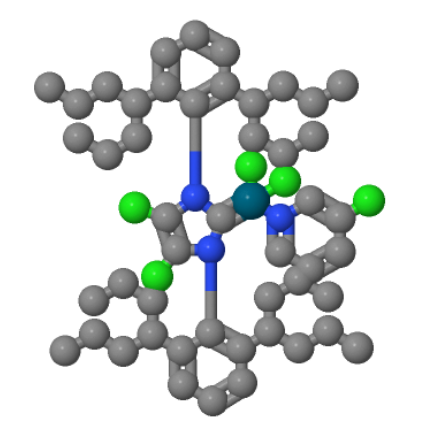 (SP-4-1)-[1,3-双[2,6-双(1-丙基丁基)苯基]-4,5-二氯-1,3-二氢-2H-咪唑-2-基亚基]二氯(3-氯吡啶-ΚN)钯,(SP-4-1)-[1,3-Bis[2,6-bis(1-propylbutyl)phenyl]-4,5-dichloro-1,3-dihydro-2H-imidazol-2-ylidene]dichloro(3-chloropyridine-κN)-Palladium