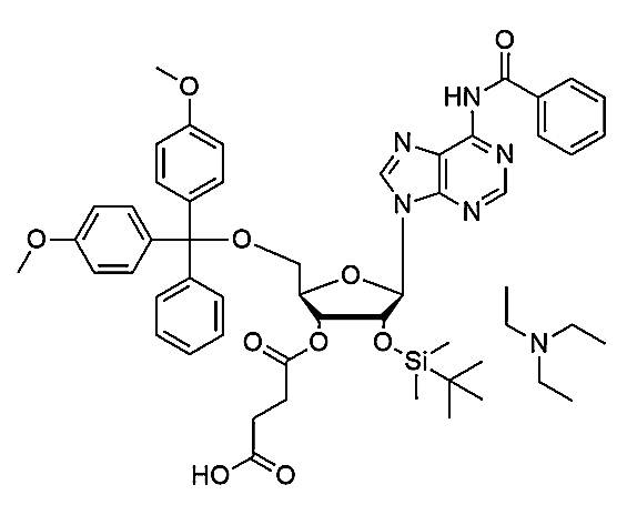 N6-Bz-DMT-2'-O-TBDMS-Ar-3'-succinate, TEA salt,N6-Bz-DMT-2'-O-TBDMS-Ar-3'-succinate, TEA salt