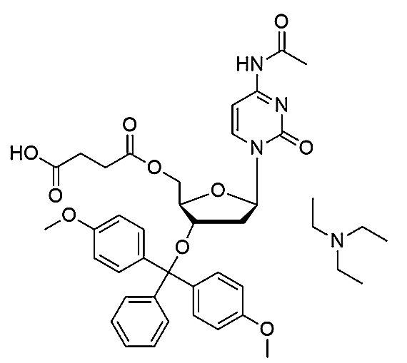 N4-Ac-3'-DMT-2'-dC-5'-succinate, TEA salt,N4-Ac-3'-DMT-2'-dC-5'-succinate, TEA salt