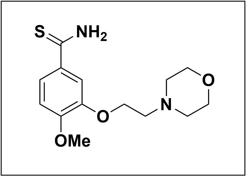 4-methoxy-3-(2-morpholinoethoxy)benzothioamide