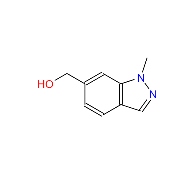 1-甲基-5-羟甲基 吲哚,(1-methyl-1H-indazol-6-yl)methanol
