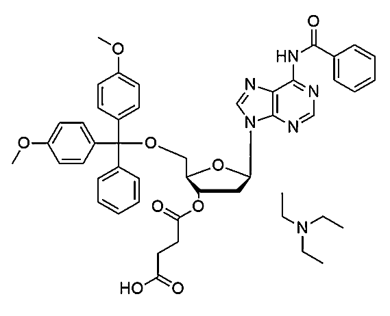 N6-Bz-DMT-2'-dA-3'-succinate, TEA salt,N6-Bz-DMT-2'-dA-3'-succinate, TEA salt