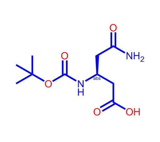 (S)-3-(Boc-氨基)-4-氨基甲酰丁酸,(S)-3-(Boc-amino)-4-carbamoylbutyric acid