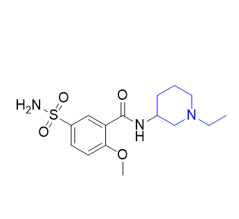 舒必利杂质08,N-(1-ethylpiperidin-3-yl)-2-methoxy-5-sulfamoylbenzamide