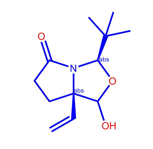 (3R,7AR)-3-(叔-丁基)-1-羥基-7a-vinyltetrahydropyrrolo并[1,2-C]惡唑-5-(3H)-酮,(3R,7aR)-3-(tert-butyl)-1-hydroxy-7a-vinyltetrahydropyrrolo[1,2-c]oxazol-5(3H)-one