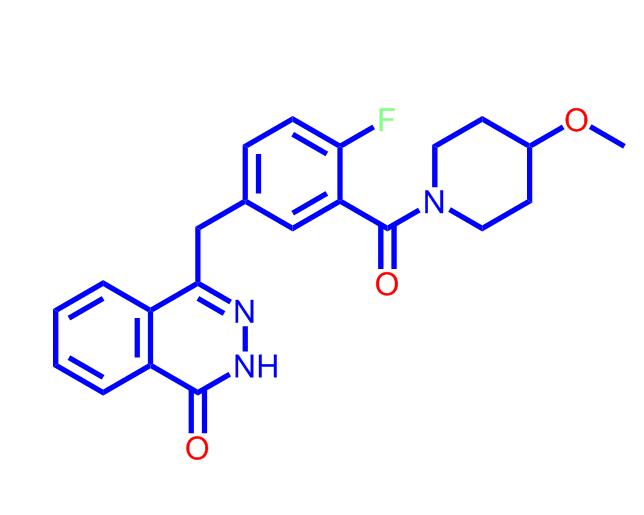 4-[4-氟-3-[(4-甲氧基哌啶-1-基)羰基]苄基]酞嗪-1(2H)-酮,4-[4-Fluoro-3-[(4-methoxypiperidin-1-yl)carbonyl]benzyl]phthalazin-1(2H)-one