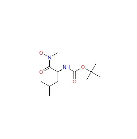 N-(叔丁氧基羰基)-L-亮氨酸-N′-甲氧基-N′-甲酰胺,N-(tert-Butoxycarbonyl)-L-leucine N′-Methoxy-N′-Methylamide