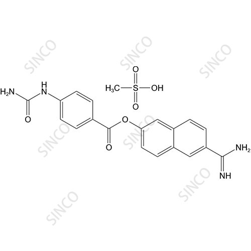 萘莫司他雜質(zhì)3甲磺酸鹽,Nafamostat Impurity 3 Mesylate