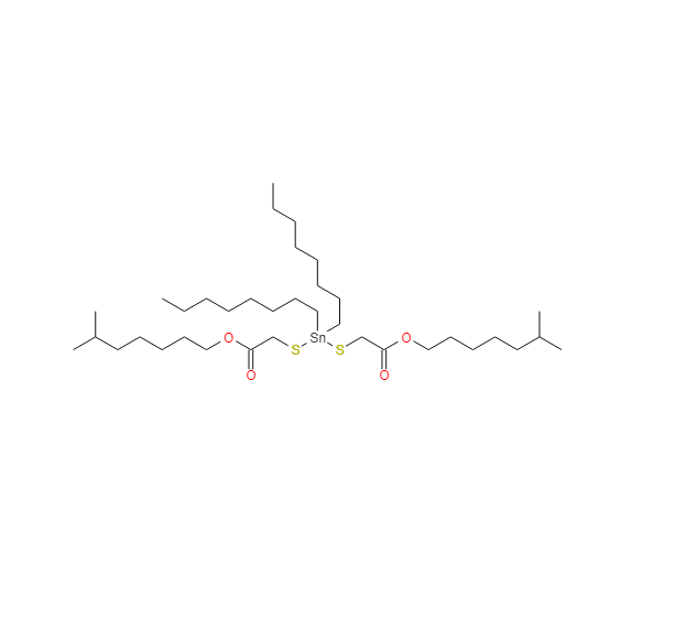 2,2'-[(二辛基亚锡)双(硫代)]双乙酸二异辛酯,diisooctyl 2,2'-[(dioctylstannylene)bis(thio)]diacetate