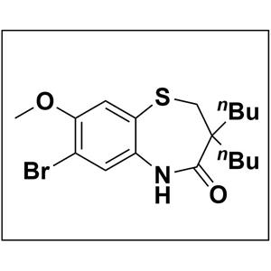 7-溴-3,3-二丁基-8-甲氧基-2,3-二氢苯并[b][1,4]硫氮杂卓-4(5H)-酮，巯-4 439089-27-7