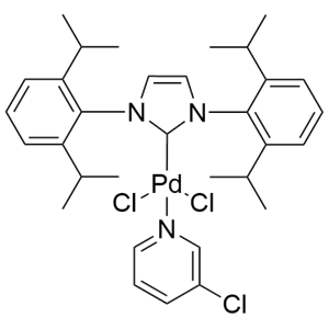 [1,3-双(2,6-二异丙基苯)咪唑-2-基亚基](3-氯吡啶基)二氯化钯(II),[1,3-Bis(2,6-Diisopropylphenyl)imidazol-2-ylidene](3-chloropyridyl)palladium(II) dichloride