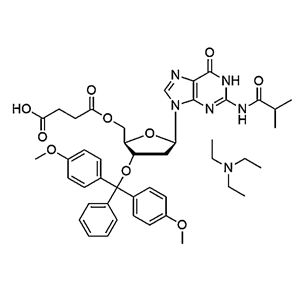 N2-iBu-3'-DMT-2'-dG-5'-succinate, TEA salt