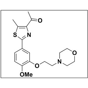 2107280-52-2  1-(2-(4-methoxy-3-(2-morpholinoethoxy)phenyl)-5-methylthiazol-4-yl)ethan-1-one