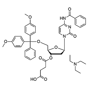 N4-Bz-DMT-2'-dC-3'-succinate, TEA salt