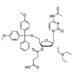 N4-Ac-DMT-2'-dC-3'-succinate, TEA salt