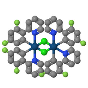 二-Μ-氯四[3,5-二氟-2-(2-吡啶基-ΚN)苯基-ΚC]二铱;391611-77-1